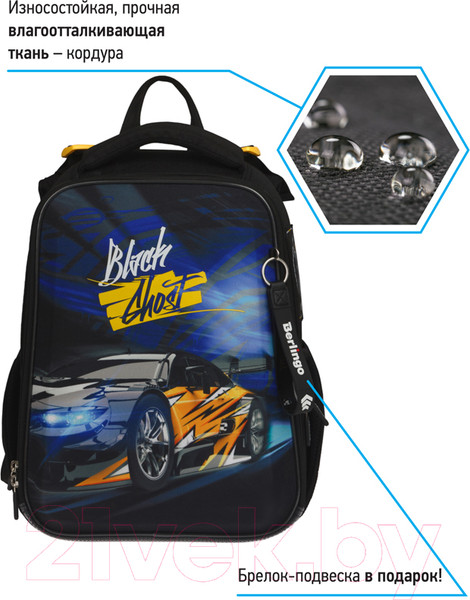 Изображение товара Школьный рюкзак Berlingo Expert Black ghost / RU07128