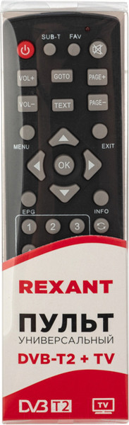 Изображение товара Универсальный пульт ДУ Rexant 38-0012