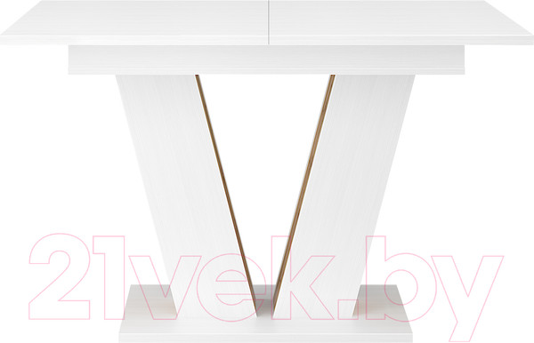 Изображение товара Обеденный стол Eligard Kai раздвижной 118-157x76x72 (белый структурный)