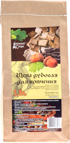 Изображение товара Щепа для копчения Домашний Сундук ДС-81