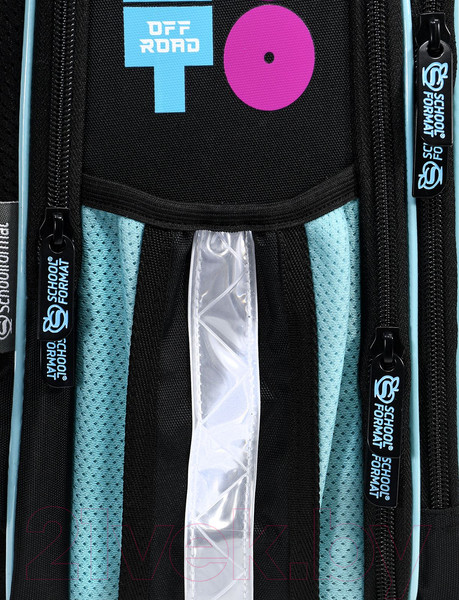 Изображение товара Школьный рюкзак Schoolformat 2А4К Moto Sport РЮКЖК2А4К-МСП (черный)