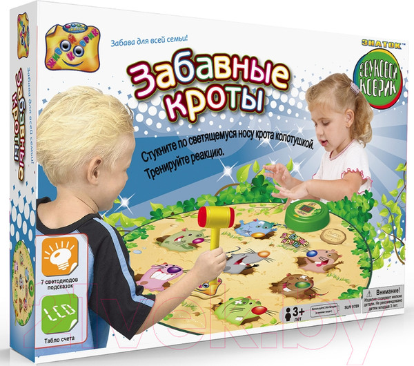 Изображение товара Музыкальная игрушка Знаток Забавные кроты / SLW9789