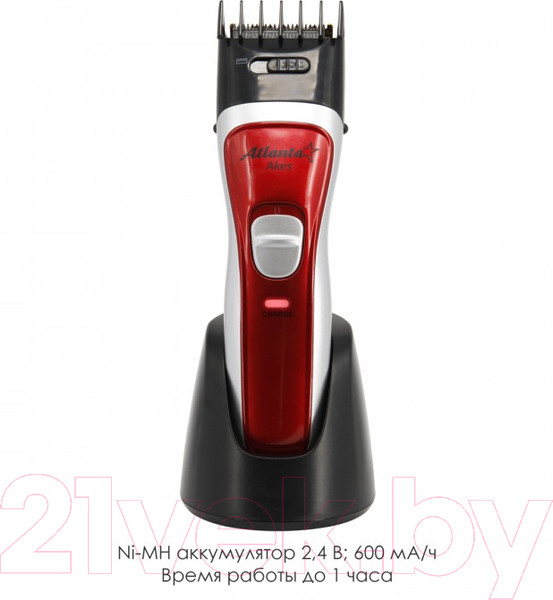 Изображение товара Машинка для стрижки волос Atlanta ATH-6909 (красный)