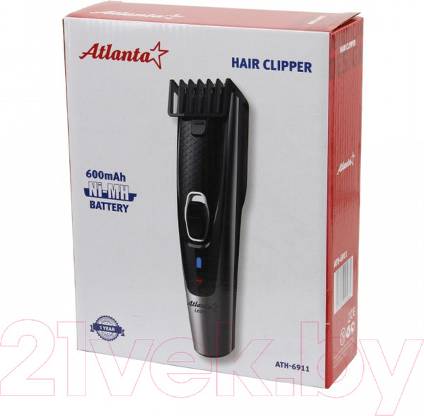 Изображение товара Машинка для стрижки волос Atlanta ATH-6911 (черный)