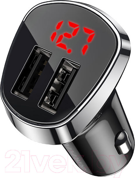 Изображение товара Зарядное устройство автомобильное Borofone BZ15 (черный)