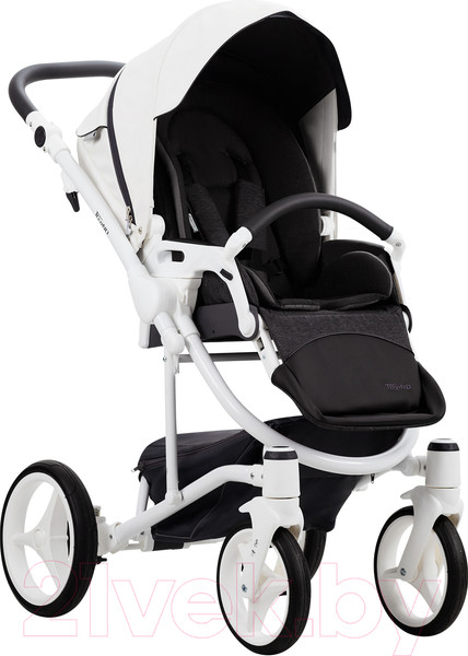 Изображение товара Детская универсальная коляска Bebetto Torino 2 в 1 белая рама (01)