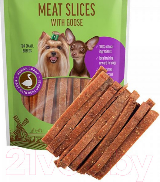 Изображение товара Лакомство для собак Dog Fest Нежная нарезка с мясом гуся (55г)