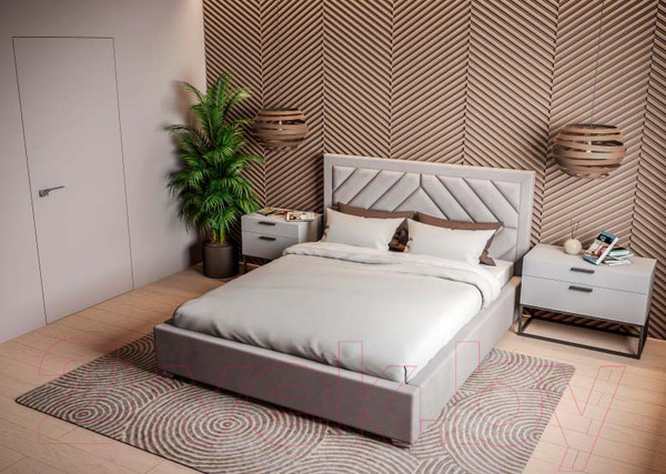 Изображение товара Двуспальная кровать Elmax Верона 160x200 Стационарное (Glory 01)