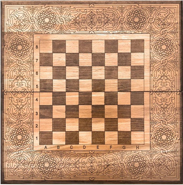 Изображение товара Набор настольных игр Zakaryan Модерн 2 Шахматы, нарды / wz16004