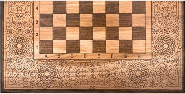 Изображение товара Набор настольных игр Zakaryan Модерн 2 Шахматы, нарды / wz16004