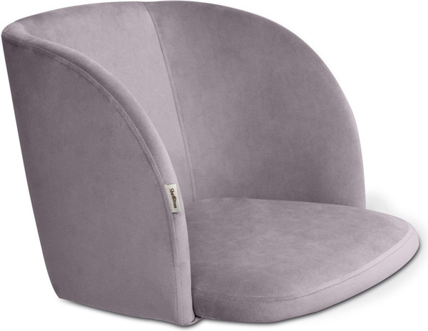 Изображение товара Стул барный Sheffilton SHT-ST33/S128 (сиреневая орхидея/хром/белый муар)