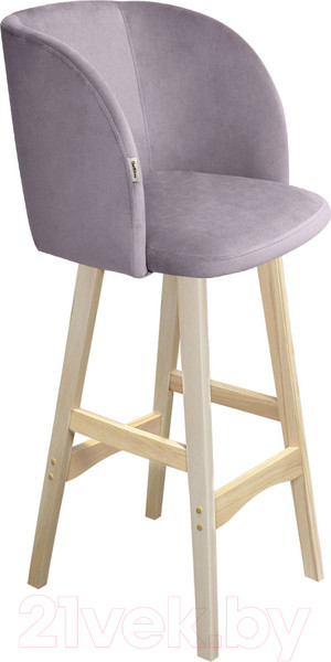 Изображение товара Стул барный Sheffilton SHT-ST33/S65 (сиреневая орхидея/прозрачный лак)