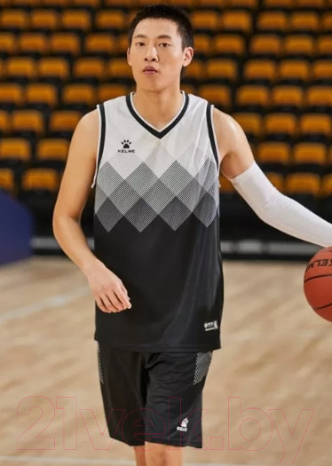 Изображение товара Баскетбольная форма Kelme Basketball Clothes / 8052LB1001-003 (XL, черный/белый)