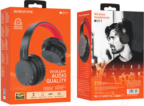 Изображение товара Беспроводные наушники Borofone BO11 (черный)