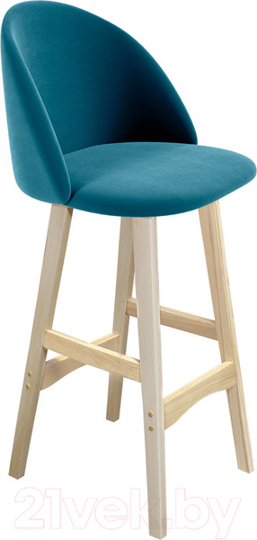Изображение товара Стул барный Sheffilton SHT-ST35/S65 (тихий океан/прозрачный лак)