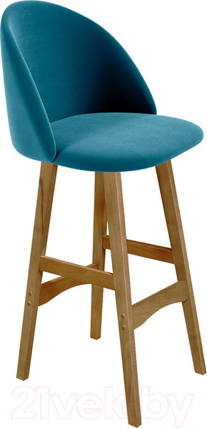 Изображение товара Стул барный Sheffilton SHT-ST35/S65 (тихий океан/светлый орех)