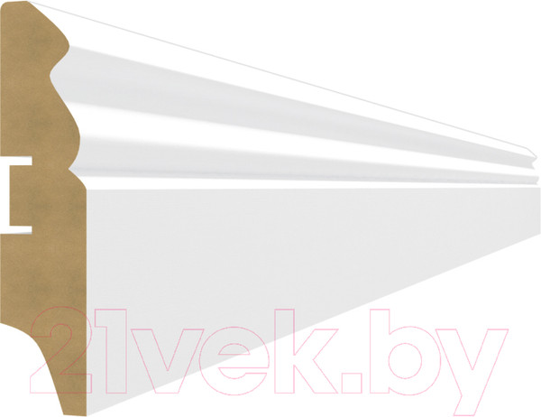 Изображение товара Плинтус STELLA МДФ 70E (2000х70х16, белый)