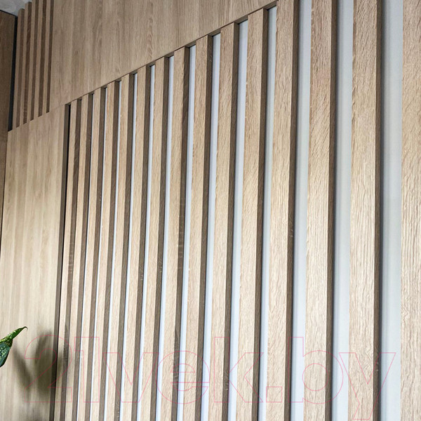 Изображение товара Рейка интерьерная STELLA Бриона МДФ Дуб Сонома (2700x40x16)