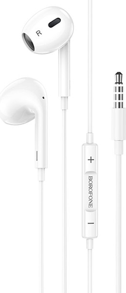 Изображение товара Наушники-гарнитура Borofone BM30 Max Jack 3.5мм (белый)
