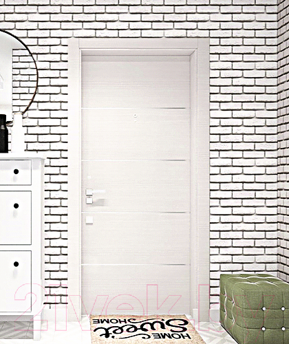 Изображение товара Панель ПВХ STELLA Slim Premium Кирпич Барокко 734 (2600x250x5мм)