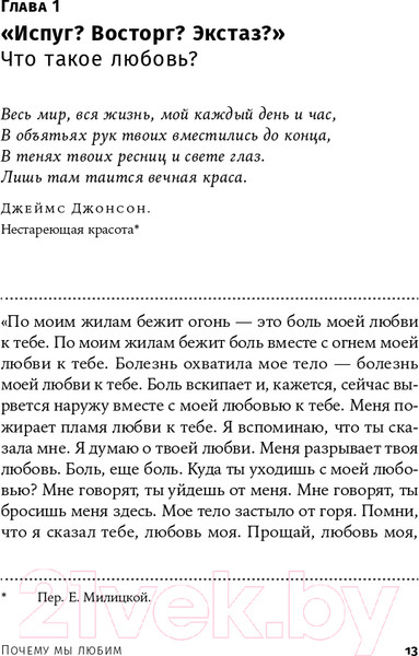 Изображение товара Книга Альпина Почему мы любим: природа и химия романтической любви +покет (Фишер Х.)