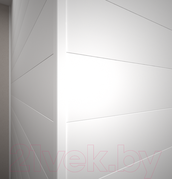 Изображение товара Угол для стеновой панели STELLA Универсальный ПВХ 2700x10x10мм (белый)