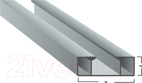 Изображение товара Профиль для стеновой панели STELLA Для монтажа панелей ПВХ (3м)