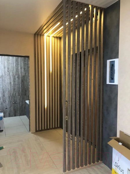 Изображение товара Рейка интерьерная STELLA Ривьера МДФ Дуб Винтаж (2700x30x40)