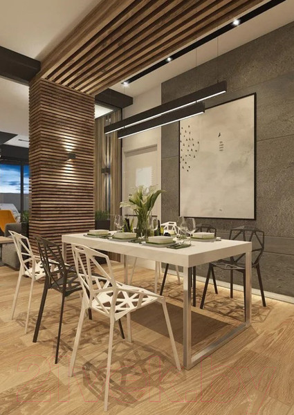 Изображение товара Рейка интерьерная STELLA Ривьера МДФ Дуб Винтаж (2700x30x40)