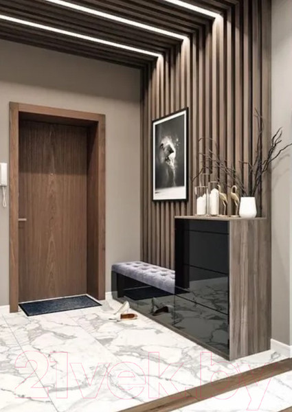 Изображение товара Рейка интерьерная STELLA Ривьера МДФ Дуб Винтаж (2700x30x40)