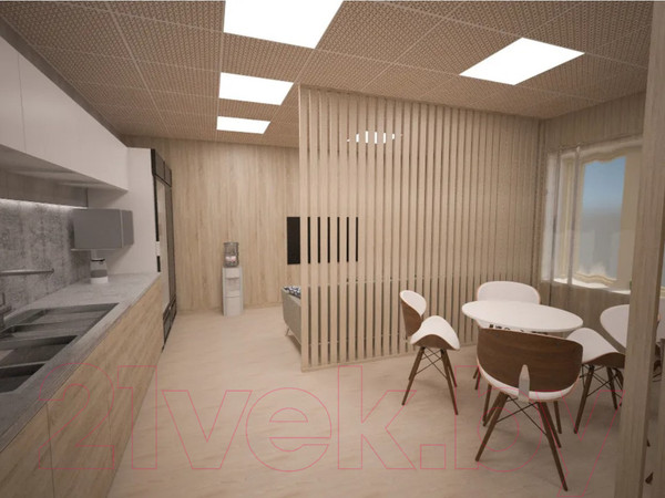 Изображение товара Рейка интерьерная STELLA Милана МДФ Дуб Сонома (2700x30x20)