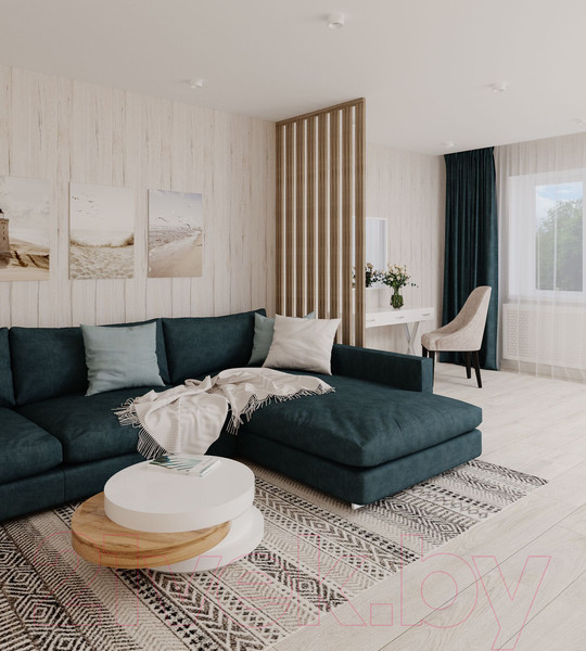 Изображение товара Рейка интерьерная STELLA МДФ Милана Дуб Винтаж (2700х30х20)