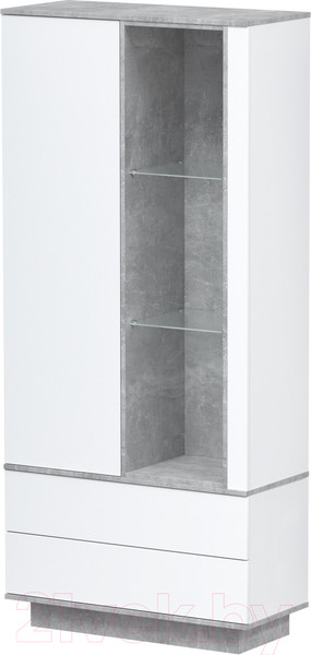 Изображение товара Горка Интерлиния Quartz-3 (белый платинум/бетон)