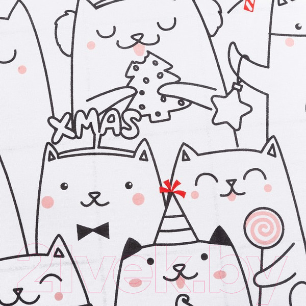 Изображение товара Комплект постельного белья Этель Xmas Cat / 4935599