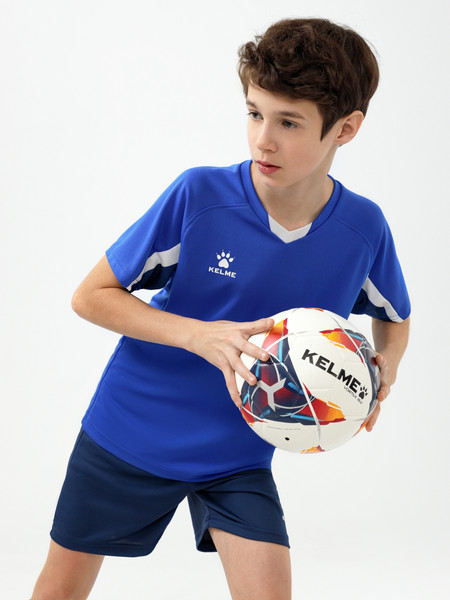 Изображение товара Футбольная форма Kelme Short-Sleeved Football Suit / 8251ZB3002-481 (р.130, синий/темно-синий)