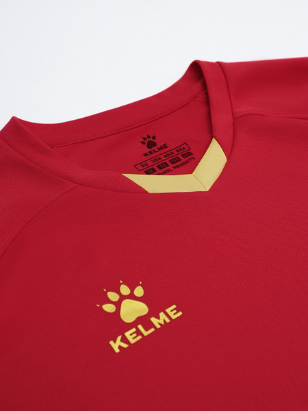 Изображение товара Футбольная форма Kelme Short-Sleeved Football Suit / 8251ZB3002-600 (р.140, красный/черный)