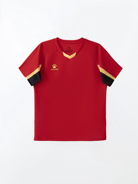 Изображение товара Футбольная форма Kelme Short-Sleeved Football Suit / 8251ZB3002-600 (р.140, красный/черный)