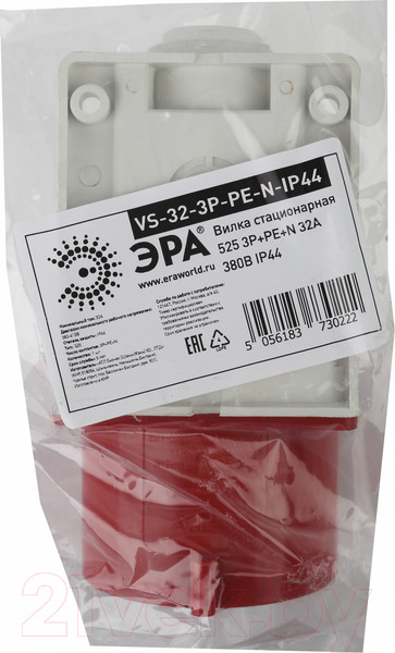 Изображение товара Вилка силовая ЭРА Б0032860