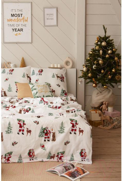 Изображение товара Комплект постельного белья Этель Новогодний лес / 5091321