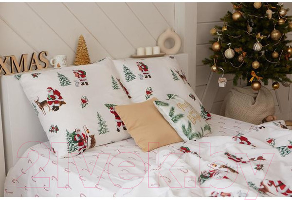 Изображение товара Комплект постельного белья Этель Новогодний лес / 5091321