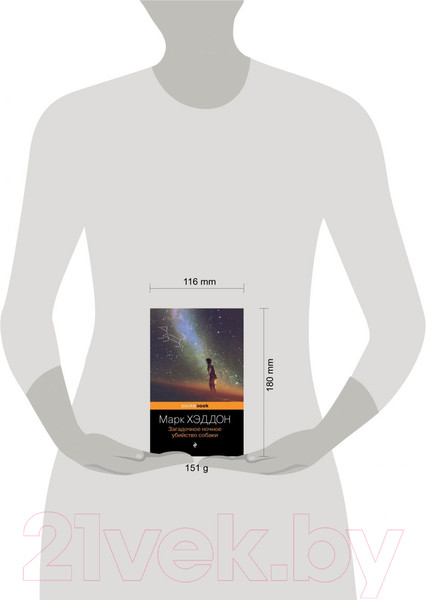 Изображение товара Книга Эксмо Загадочное ночное убийство собаки. Pocket book / 9785041170691 (Хэддон М.)