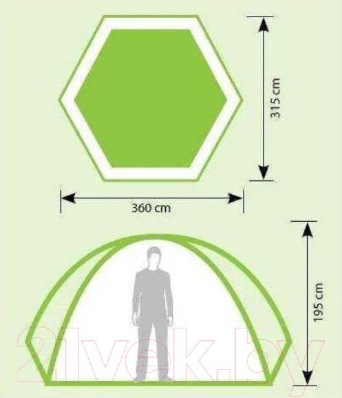Изображение товара Туристический шатер Norfin Lund / NF-10802