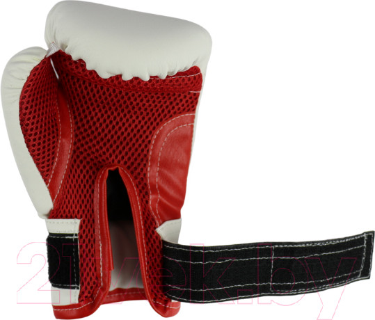 Изображение товара Боксерские перчатки RuscoSport 10oz (белый/красный)