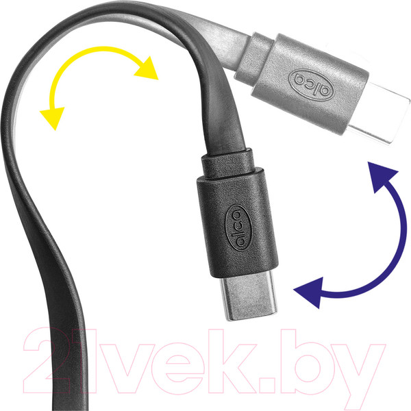 Изображение товара Кабель Alca Type-C / Type-C / 510680 (1м, черный)