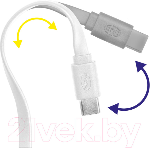 Изображение товара Кабель Alca Type-C / Type-C / 510690 (1м, белый)