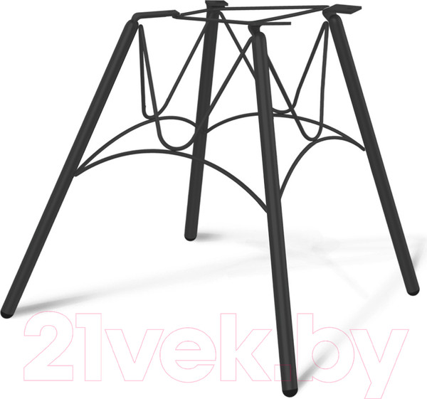 Изображение товара Журнальный столик Sheffilton SHT-S100/ЛДСП 60 (черный муар/камень пьетра гриджио черный)