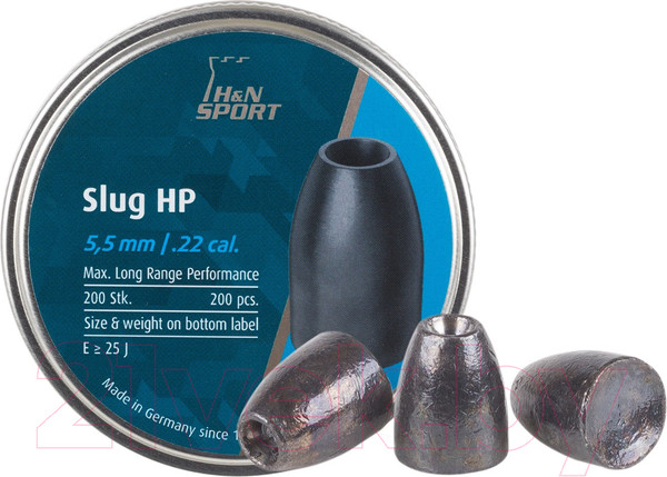 Изображение товара Пульки для пневматики H&N Slug HP .217 21г (200шт)