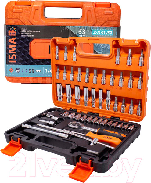 Изображение товара Универсальный набор инструментов ISMA 2531-5 Euro