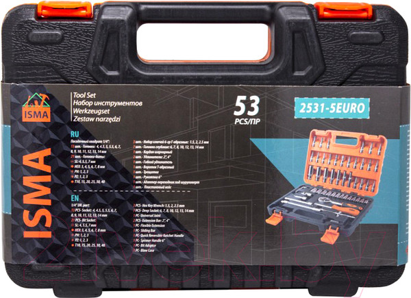 Изображение товара Универсальный набор инструментов ISMA 2531-5 Euro