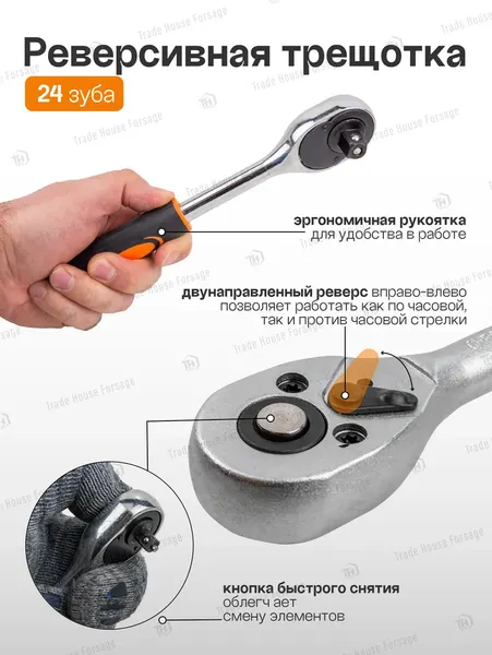Изображение товара Универсальный набор инструментов ISMA 2531-5 Euro (51108)